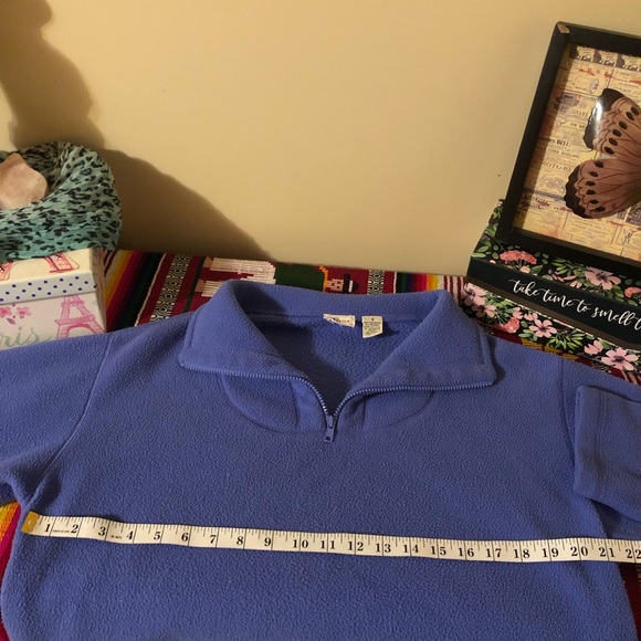 Vintage 1980’s Action Fleece Quarter Zip Pullover - Picture 9 of 12